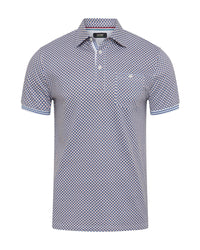 Milo Print Jersey Polo With Pocket MENS KNITS