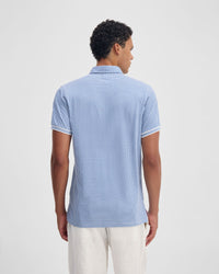 Milo Print Jersey Polo With Pocket MENS KNITS