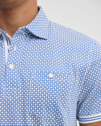 Milo Print Jersey Polo With Pocket MENS KNITS