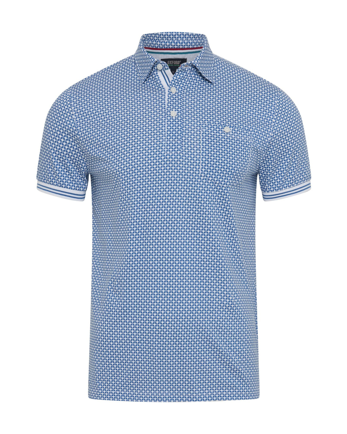 Milo Print Jersey Polo With Pocket MENS KNITS