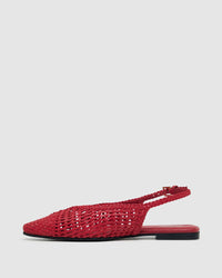 Eva Woven Nappa Slingback Shoes WOMENS SHOES