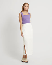 AGATHA SQUARE NECK TANK WOMENS TOPS