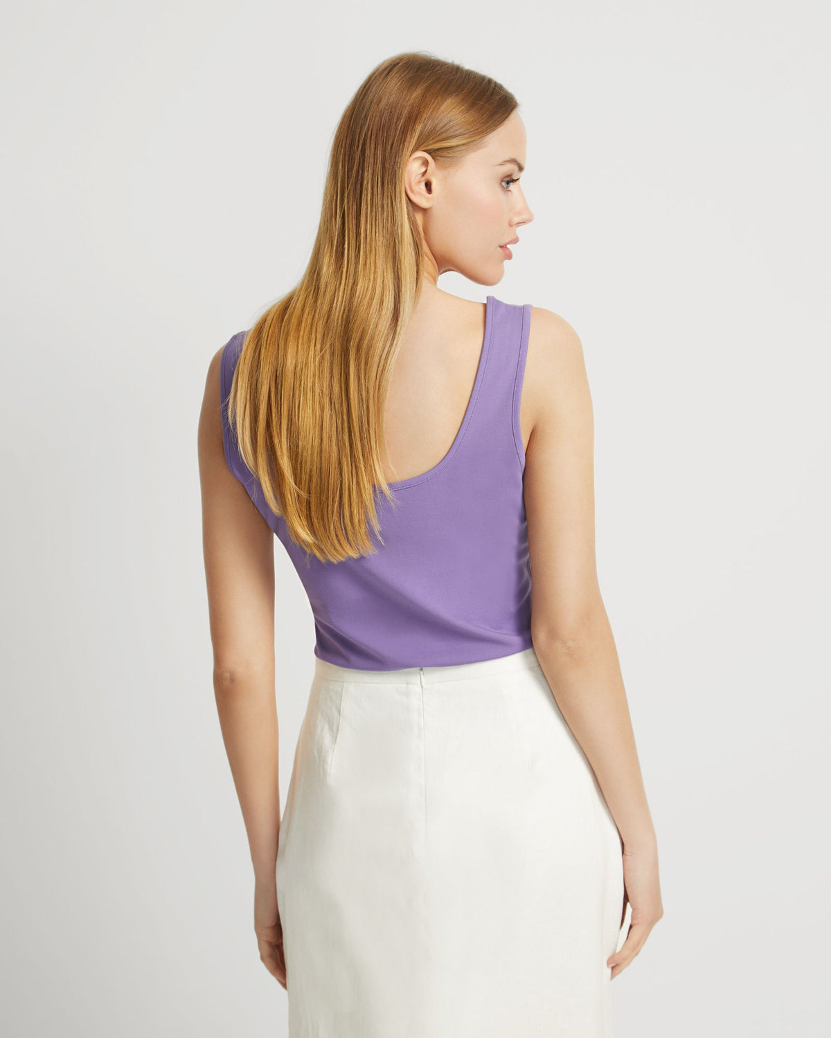 AGATHA SQUARE NECK TANK WOMENS TOPS