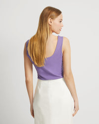 AGATHA SQUARE NECK TANK WOMENS TOPS