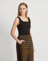AGATHA SQUARE NECK TANK WOMENS TOPS