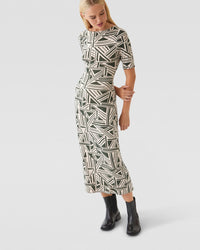 Leonie Printed Jersey Dress