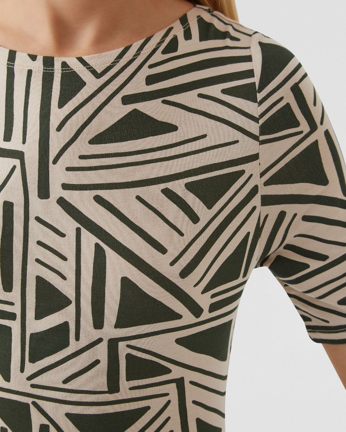Leonie Printed Jersey Dress