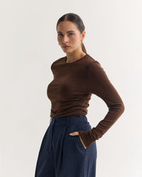 Lucy Fine Wool Knit WOMENS TOPS