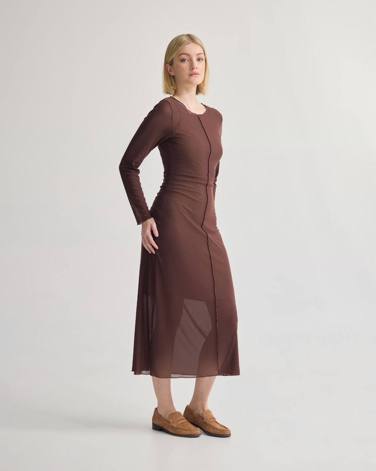 mesh dress australia Mesh Long Sleeve Dress The Harmonic