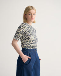 Imogen Printed Jersey Top WOMENS TOPS