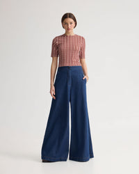 Imogen Printed Jersey Top WOMENS TOPS