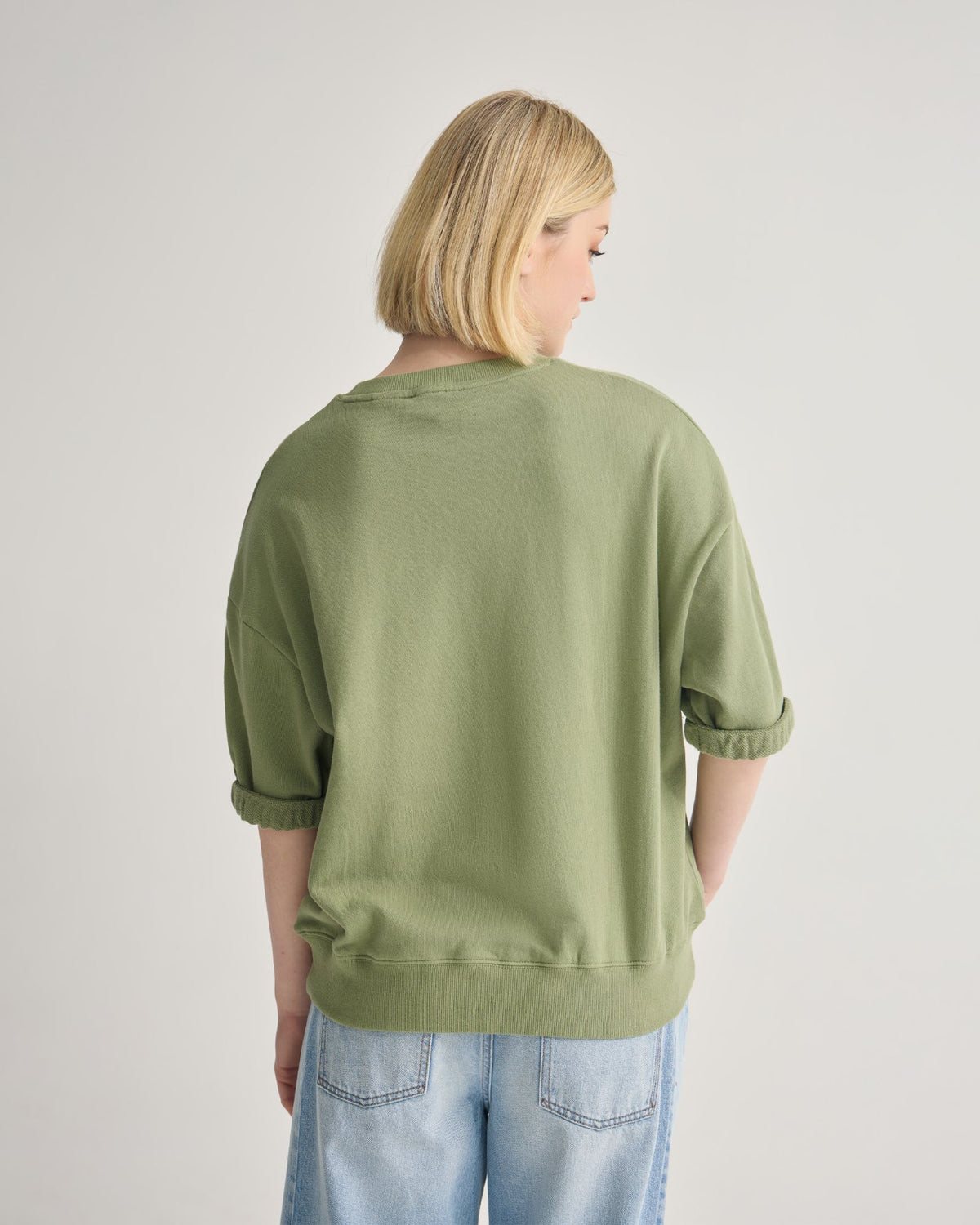 Maeve French Terry Top WOMENS TOPS