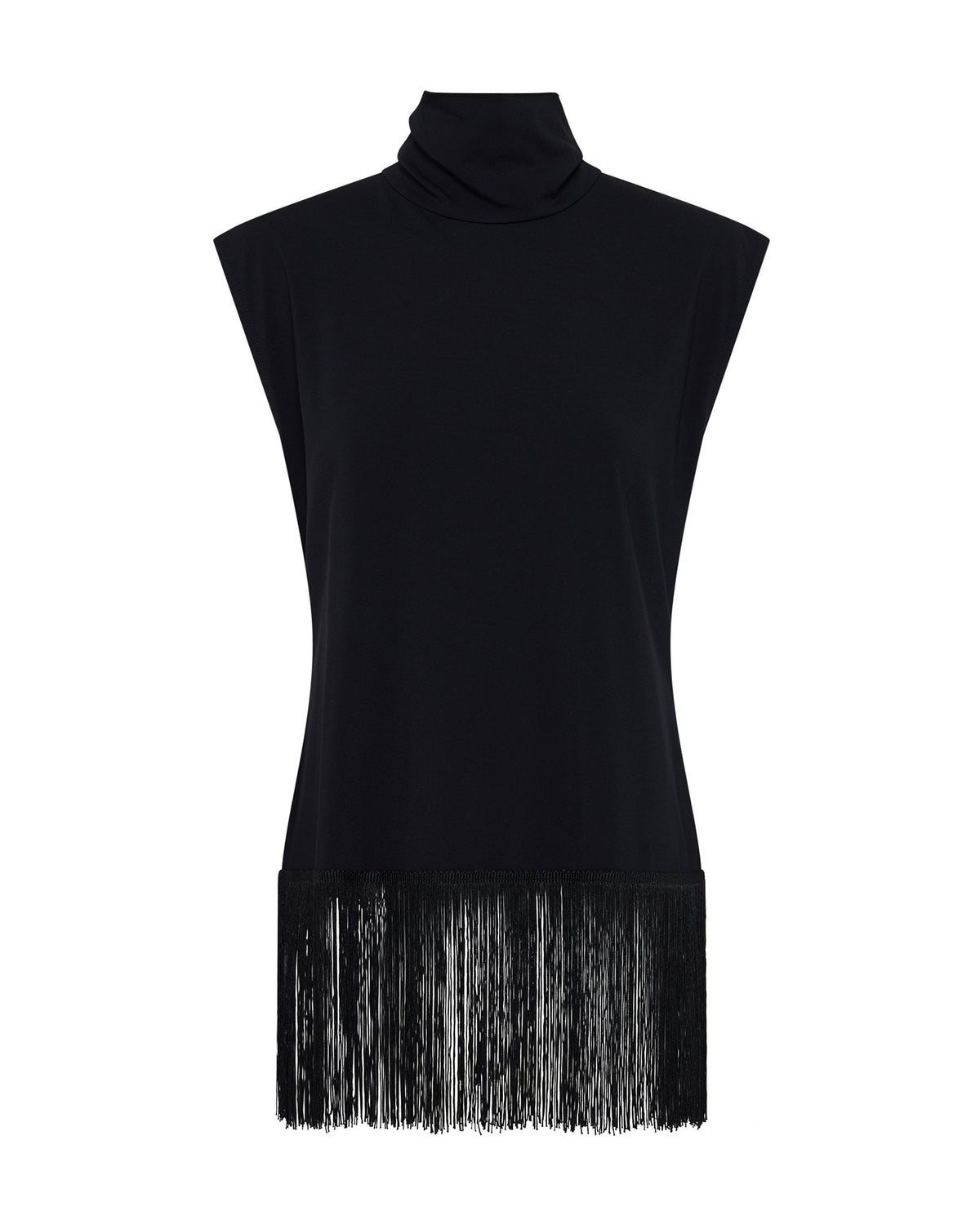Cassie Stretch Fringe Trim Top WOMENS TOPS