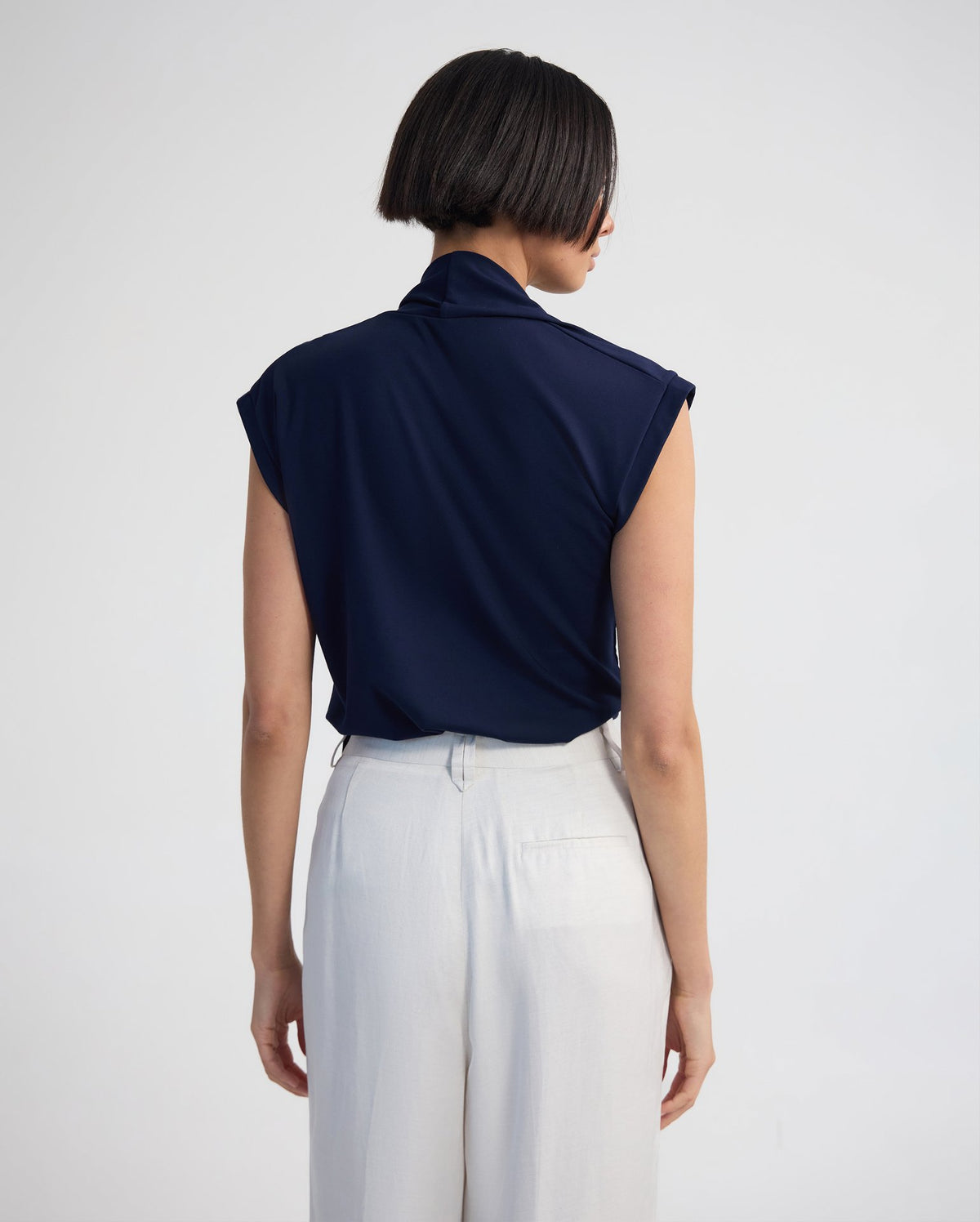 Mimi Jersey Scarf Detail Top WOMENS TOPS