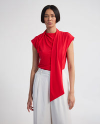Mimi Jersey Scarf Detail Top WOMENS TOPS