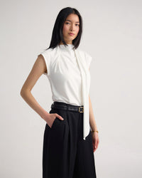 Mimi Jersey Scarf Detail Top WOMENS TOPS