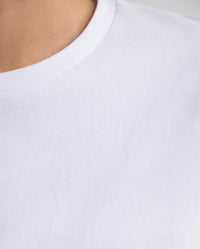 Bria Cotton Fringe Trim T-Shirt WOMENS TOPS