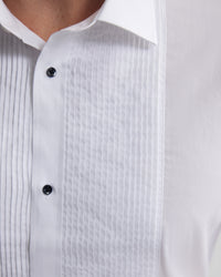 Dinner Shirt With Front Pleats