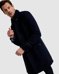 ROGER WOOL RICH OVERCOAT MENS JACKETS AND COATS