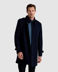 ROGER WOOL RICH OVERCOAT MENS JACKETS AND COATS