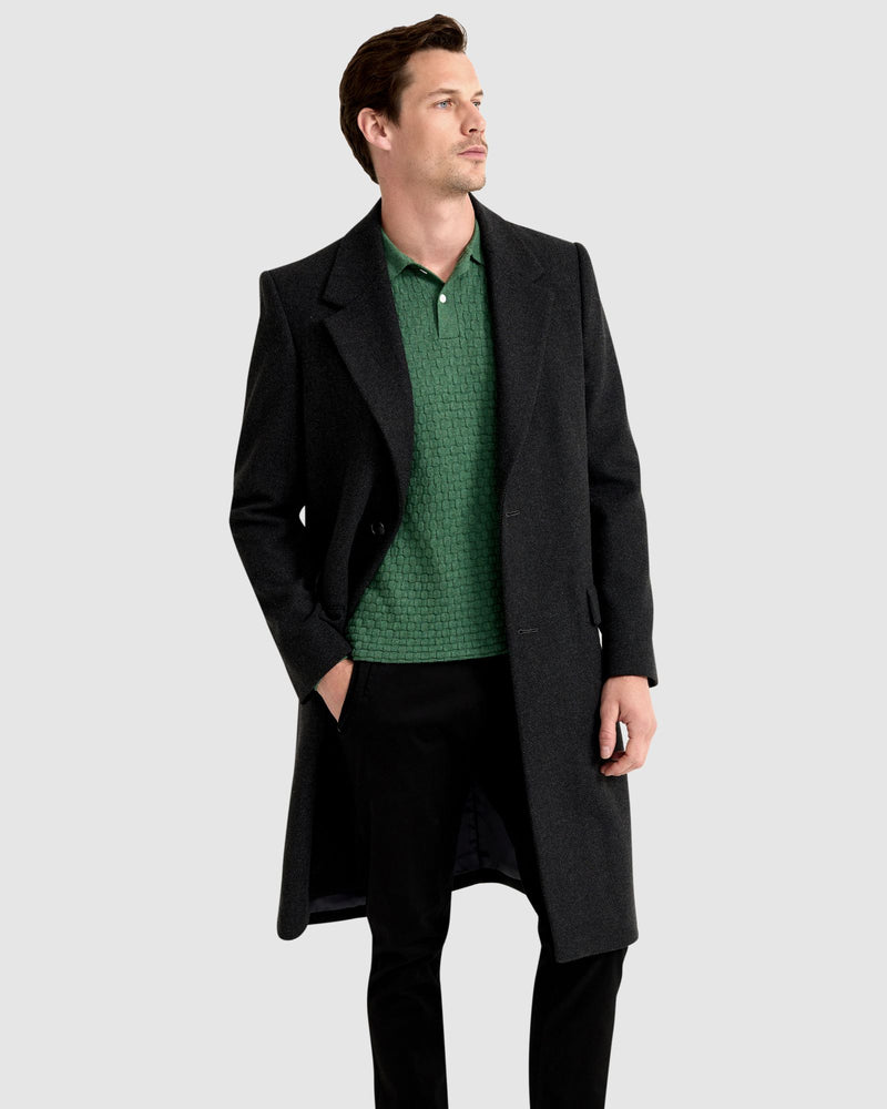 GEORGE WOOL RICH OVERCOAT MENS JACKETS AND COATS