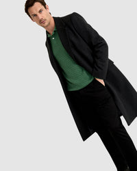GEORGE WOOL RICH OVERCOAT MENS JACKETS AND COATS