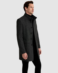 WILSON WOOL BLEND OVERCOAT MENS JACKETS AND COATS