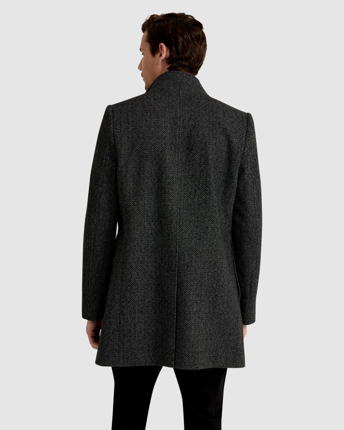 WILSON WOOL BLEND OVERCOAT MENS JACKETS AND COATS