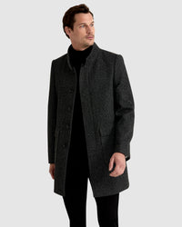 WILSON WOOL BLEND OVERCOAT MENS JACKETS AND COATS