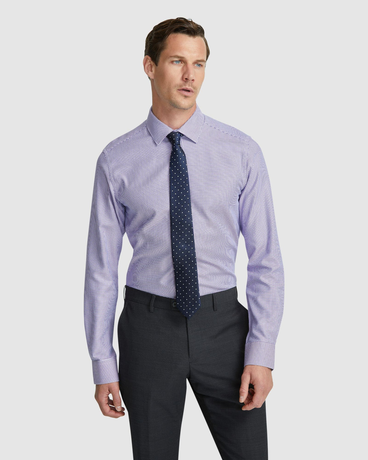 BECKTON DOBBY SHIRT MENS SHIRTS