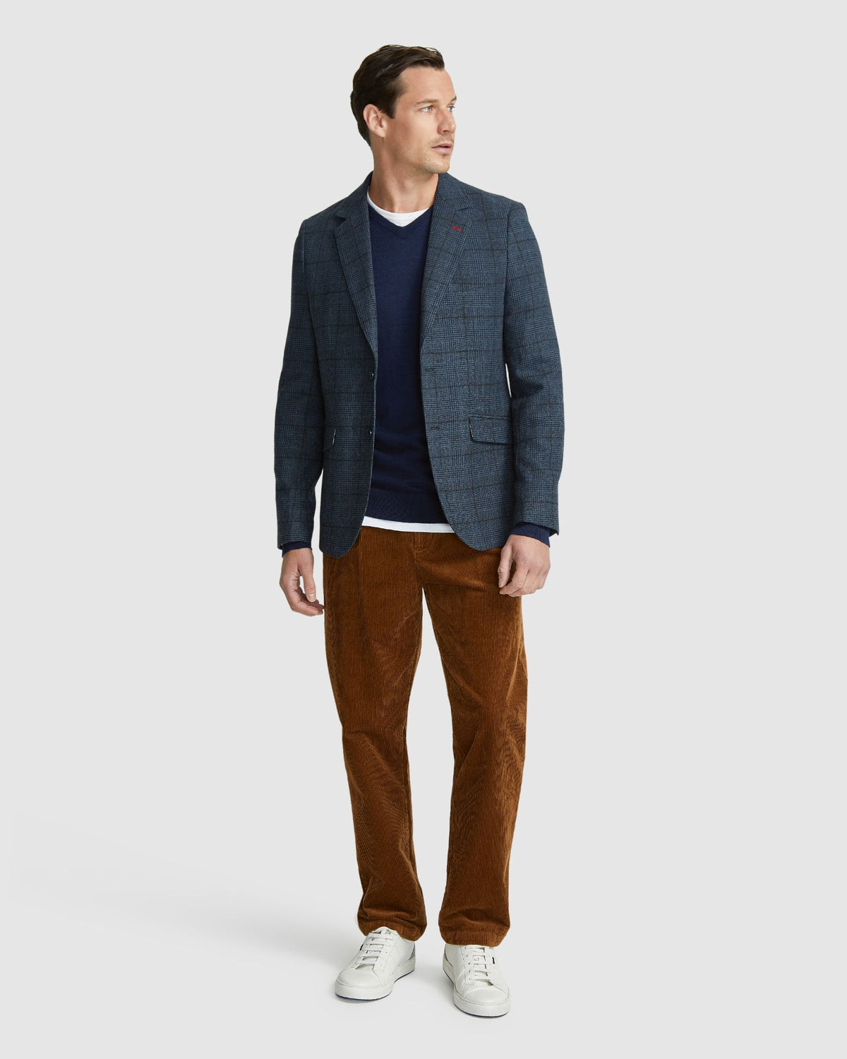 BLAKE WOOL BLEND CHECK BLAZER MENS JACKETS AND COATS