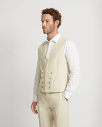 CLIVEDON DOUBLE BREAST WAISTCOAT - AVAILABLE ~ 1-2 weeks MENS JACKETS AND COATS