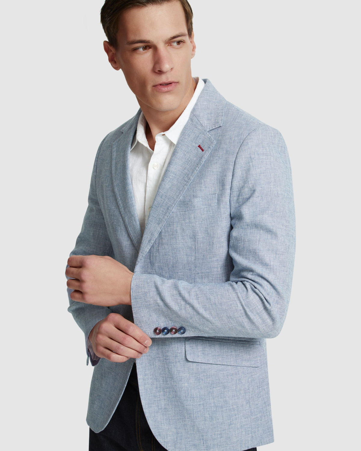 BLAKE LINEN BLEND BLAZER MENS JACKETS AND COATS