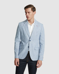 BLAKE LINEN BLEND BLAZER MENS JACKETS AND COATS