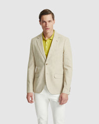 BLAKE LINEN BLEND BLAZER MENS JACKETS AND COATS