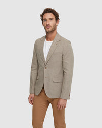 BLAKE LINEN BLEND BLAZER - AVAILABLE ~ 1-2 weeks MENS JACKETS AND COATS