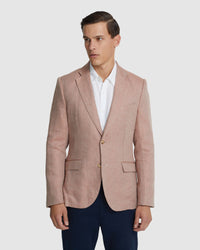 MILTON LINEN BLAZER - AVAILABLE ~ 1-2 weeks MENS JACKETS AND COATS