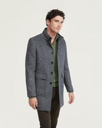 Wilson Wool Blend Twill Overcoat