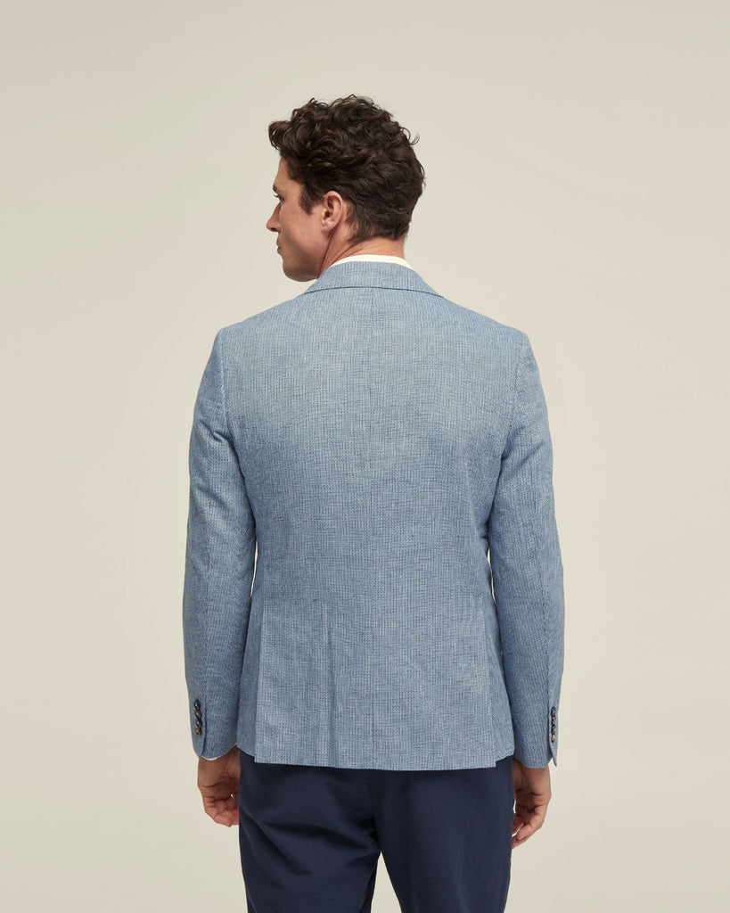 Brax Linen One-Button Blazer by Wearables