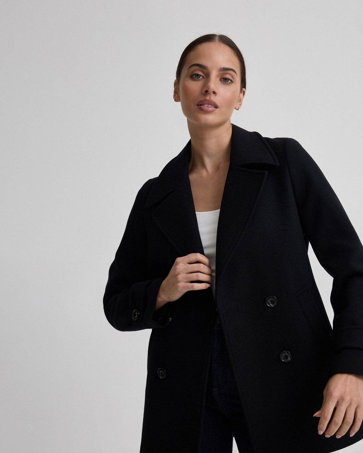 Avril Wool Pea Coat WOMENS SUITS JKTS COATS