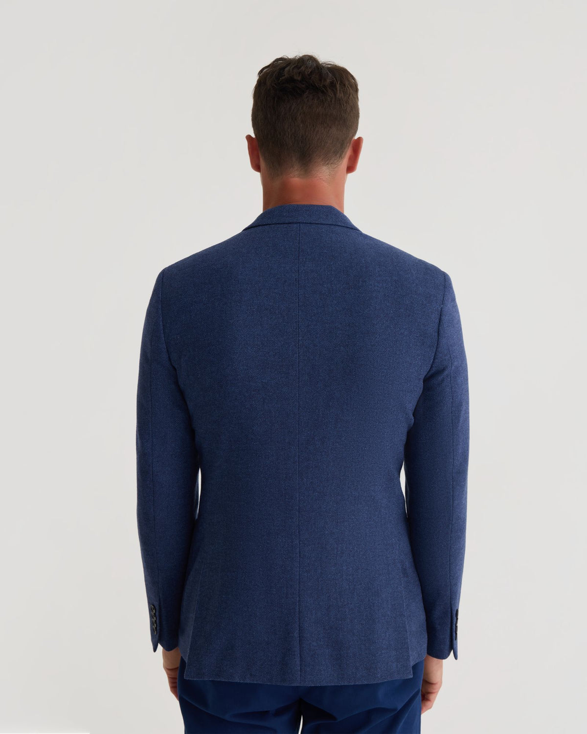 Chester Herringbone Wool Blzer MENS JACKETS AND COATS