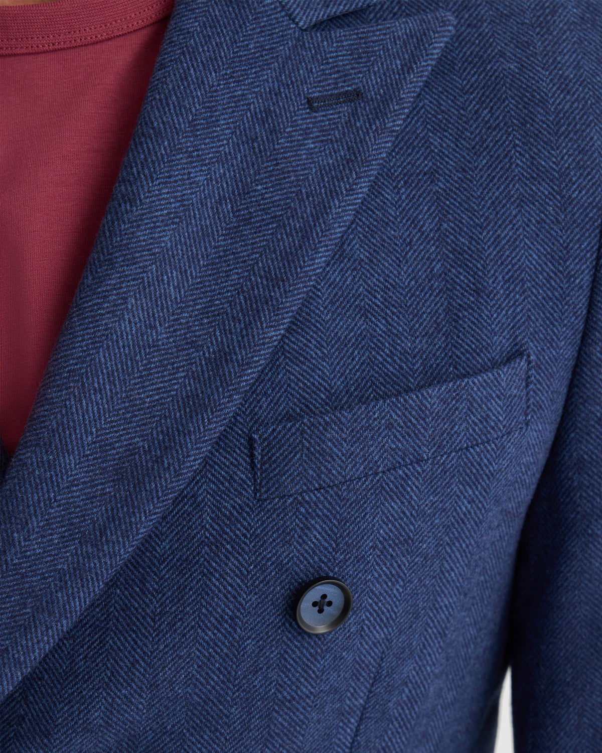 Chester Herringbone Wool Blzer MENS JACKETS AND COATS