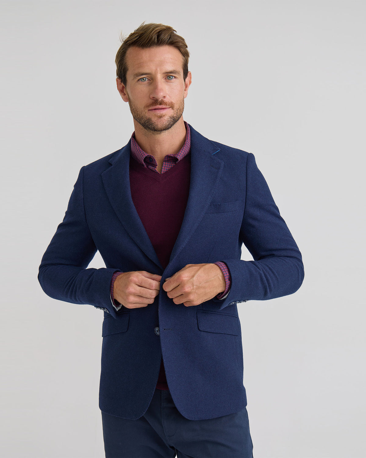 Blake Twill Wool Blazer MENS JACKETS AND COATS