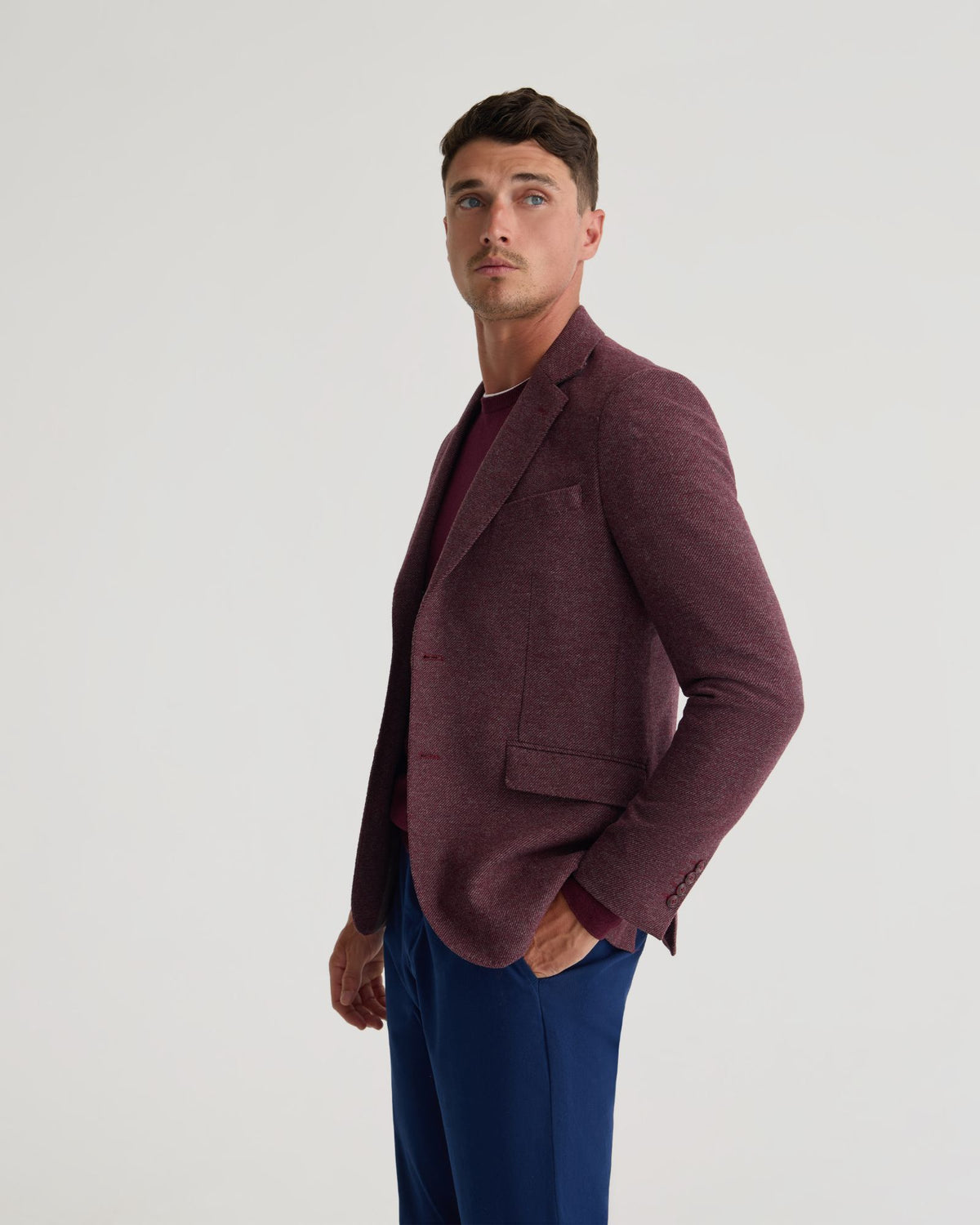Blake Twill Wool Blazer MENS JACKETS AND COATS