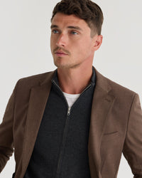 Milton Herringbone Blazer MENS JACKETS AND COATS