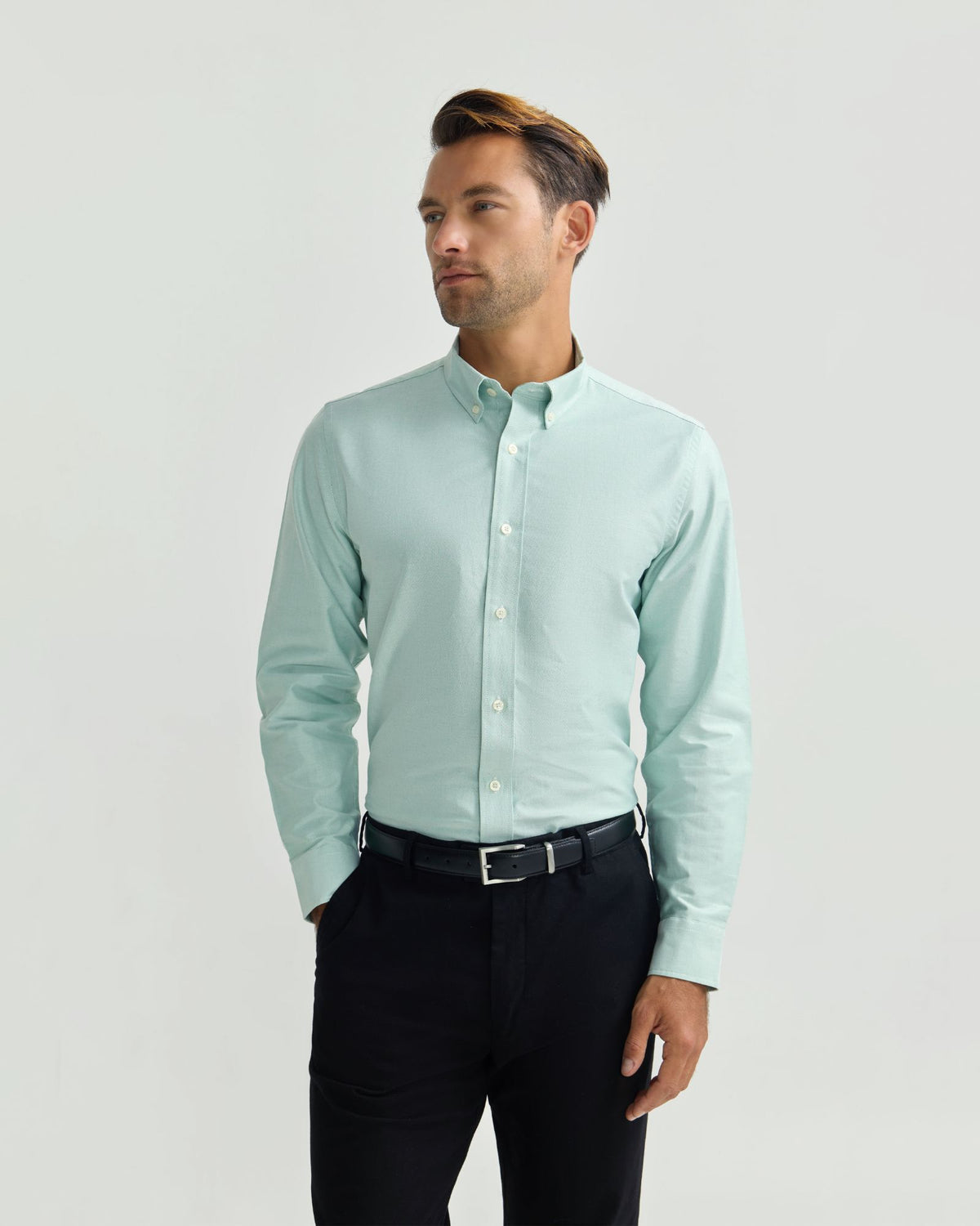 Holloway Oxford Weave Cotton Shirt MENS SHIRTS