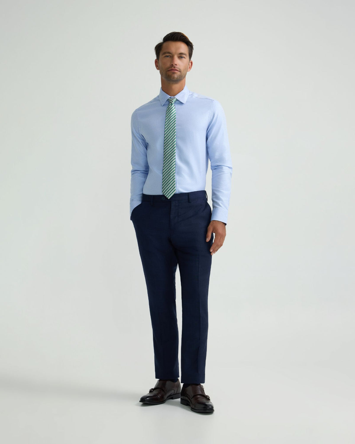 Beckton Slim Fit Twill Cotton Shirt MENS SHIRTS