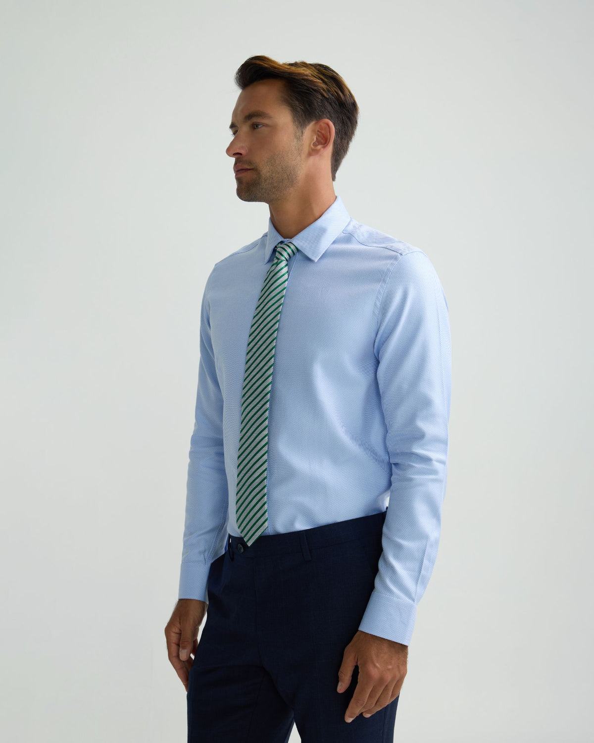 Beckton Slim Fit Twill Cotton Shirt MENS SHIRTS