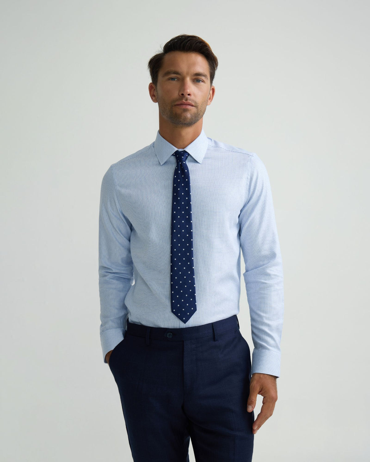 Beckton Slim Fit Cotton Shirt MENS SHIRTS