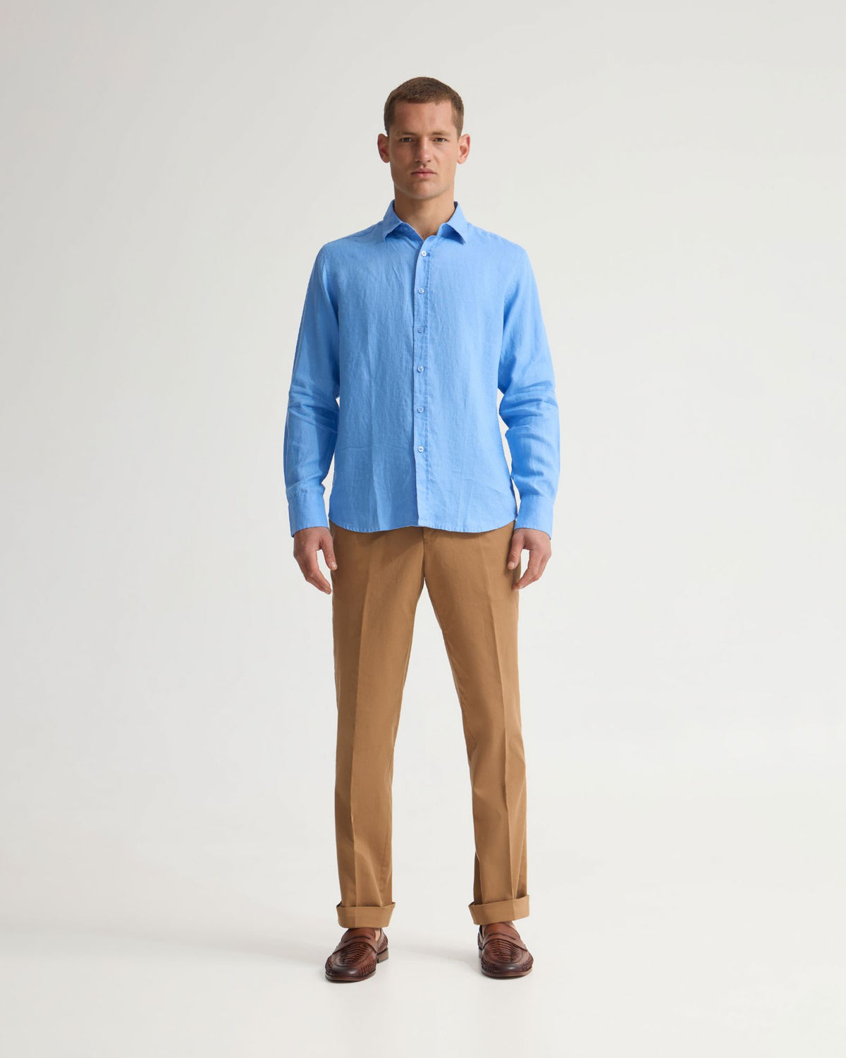 Cooper French Linen Long Sleeve Shirt MENS SHIRTS